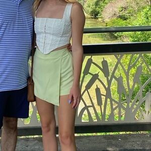 Women's Light Green Skort